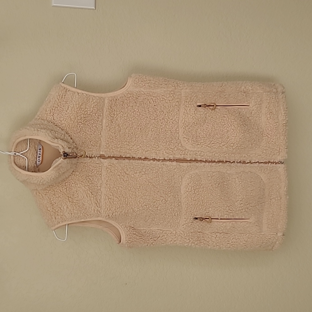 Orvis Women's Cream Sherpa Vest